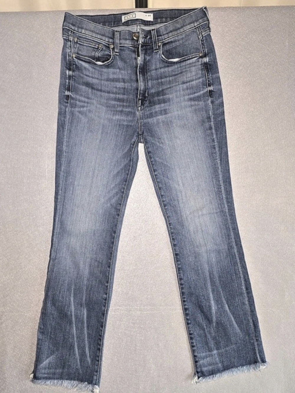 AYR Straight Leg Jeans Denim Blue Waist W30 Inseam 26 with Stretch Boho Casual
